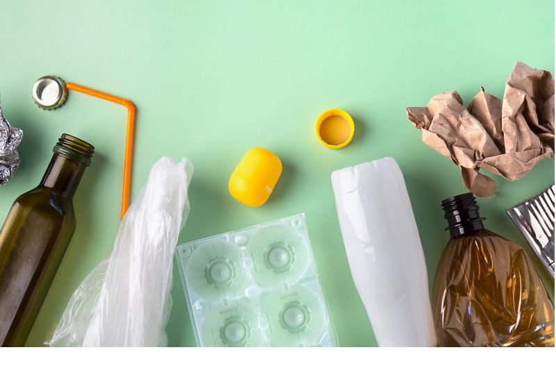 recyclage différentes matières à recycler