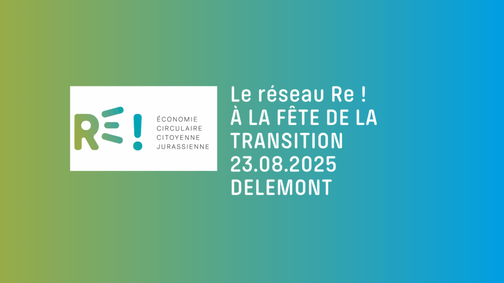 Re à la fête de la transition Delémont site safed
