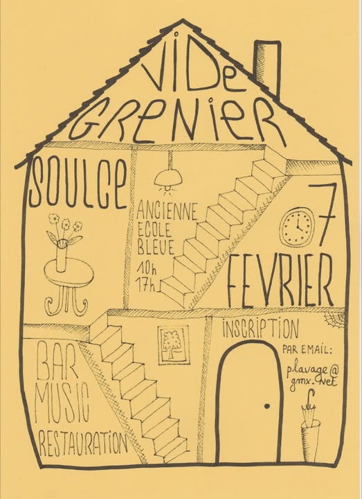 Soulce Vide Grenier à l'Ancienne Ecole Bleue