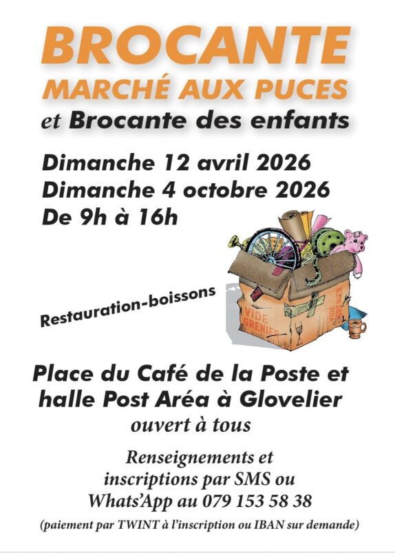Brocante à Glovelier