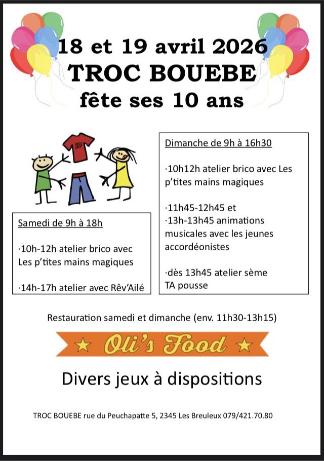 Troc Bouebe fête ses 10 ans