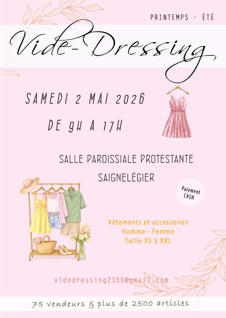 Vide dressing Saignelégier